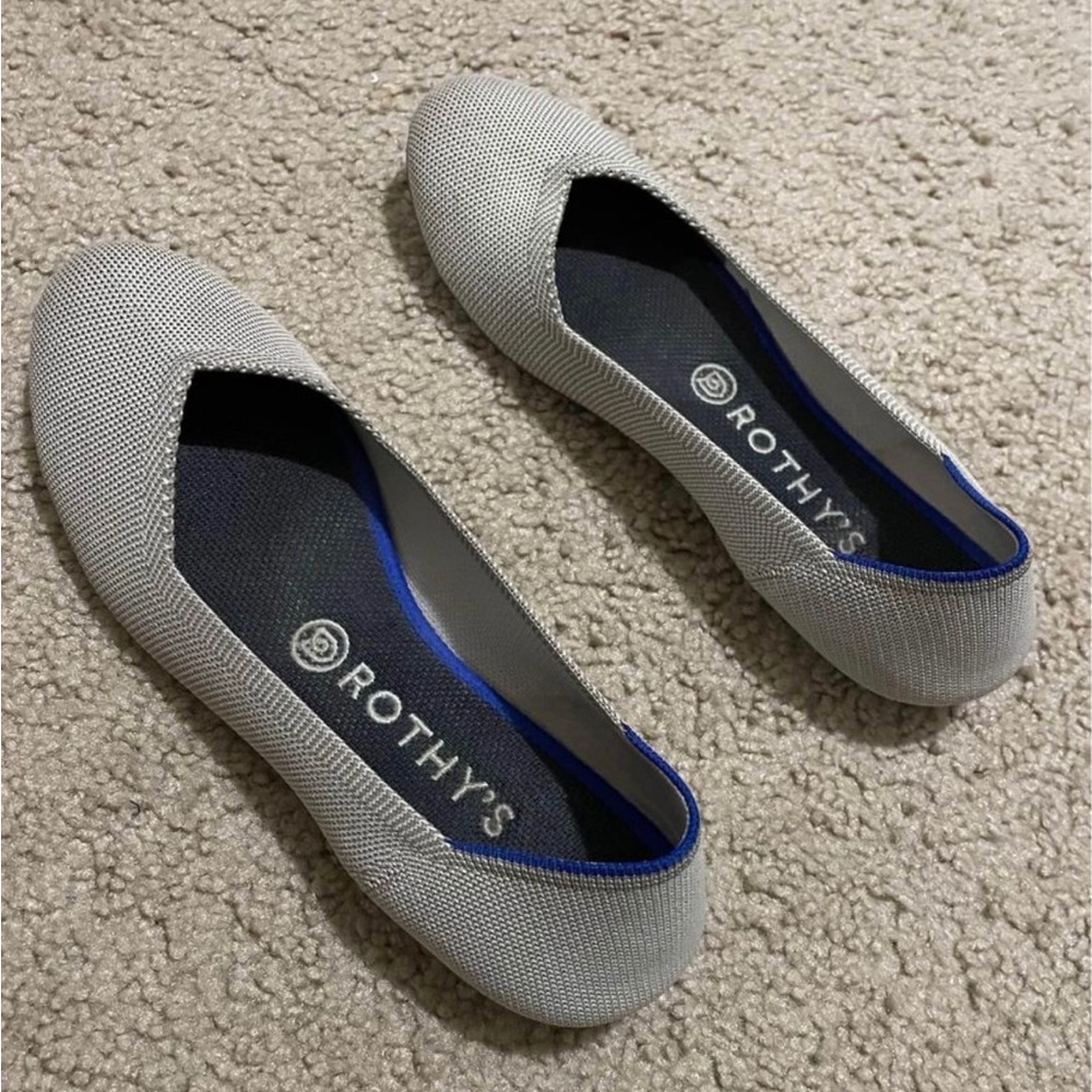 Rothy’s Light Grey Flats